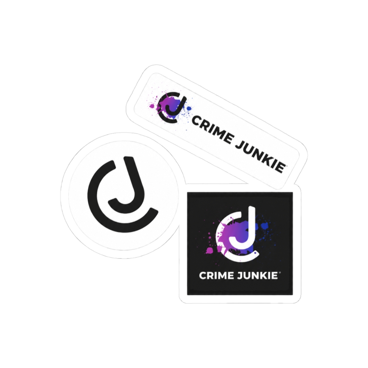 Crime Junkie Sticker Pack - Official stickers merchandise