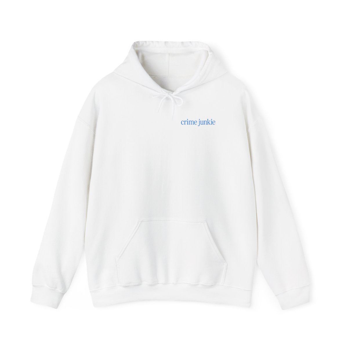 Crime Junkie text hoodie | "Always go a layer deeper" graphic hoodie | Crime Junkies Podcast Merch - Official Hoodies merchandise